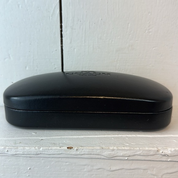 Coach Glasses Hard Case Sunglasses Protection Fashion Glasses Black - Picture 3 of 11